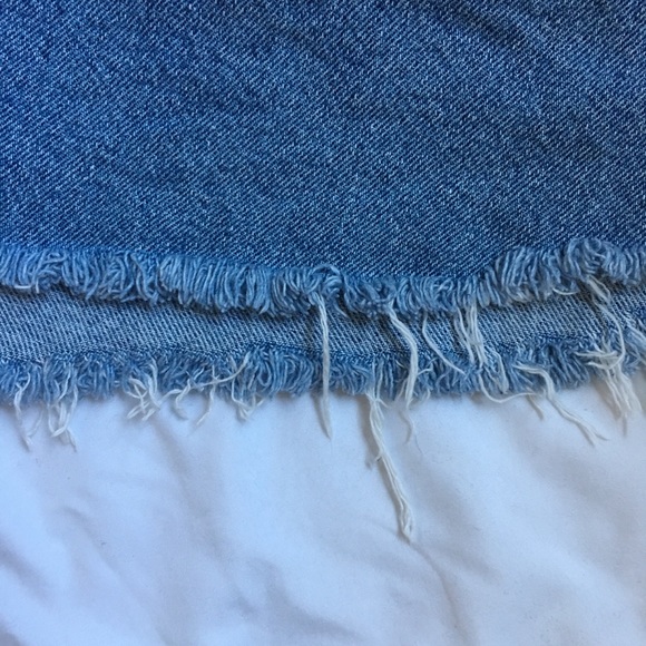 Vintage High-waisted, Raw Edge, Riders Shorts - Picture 5 of 7